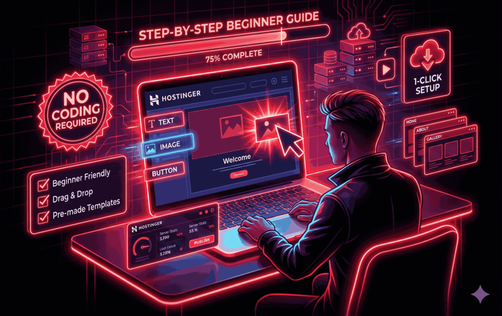 Build Your First Website Without Coding Using Hostinger