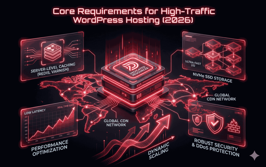 Core Requirements for High-Traffic WordPress Hosting