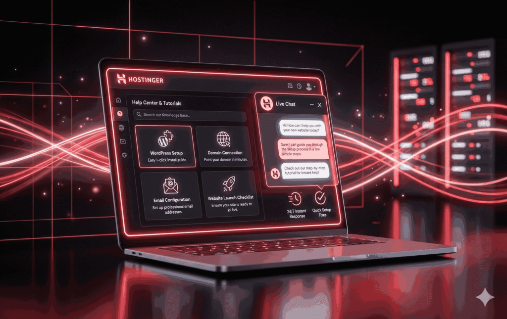 Customer support Chat, Help center, and Responsiveness