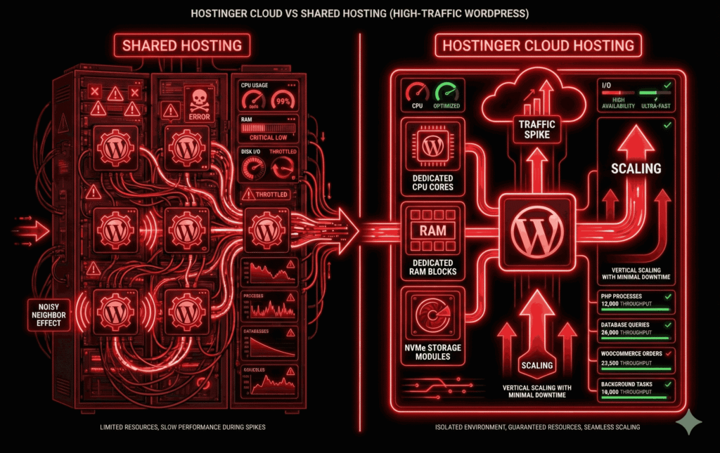 Hostinger Cloud Hosting for High Traffic