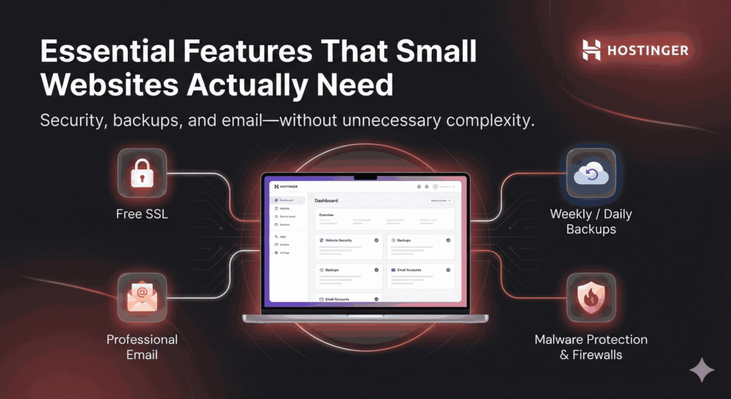 Hostinger Features That Matter Most for Small Websites