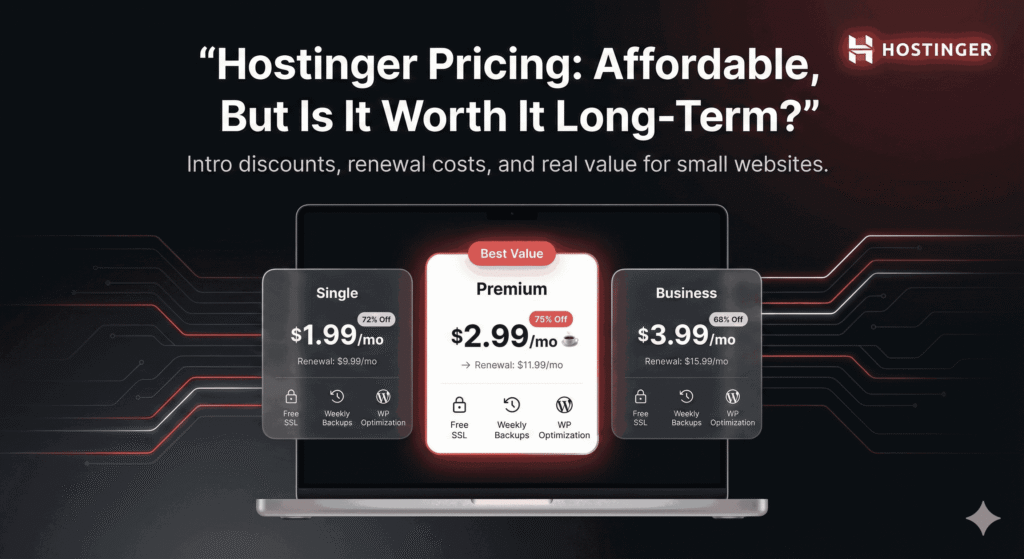 Hostinger Pricing Is It Truly Affordable or Just Looks Cheap