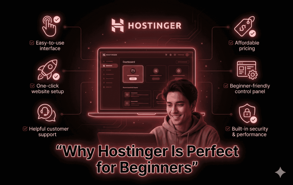 Pros of Hostinger for Beginners with No Technical Skills