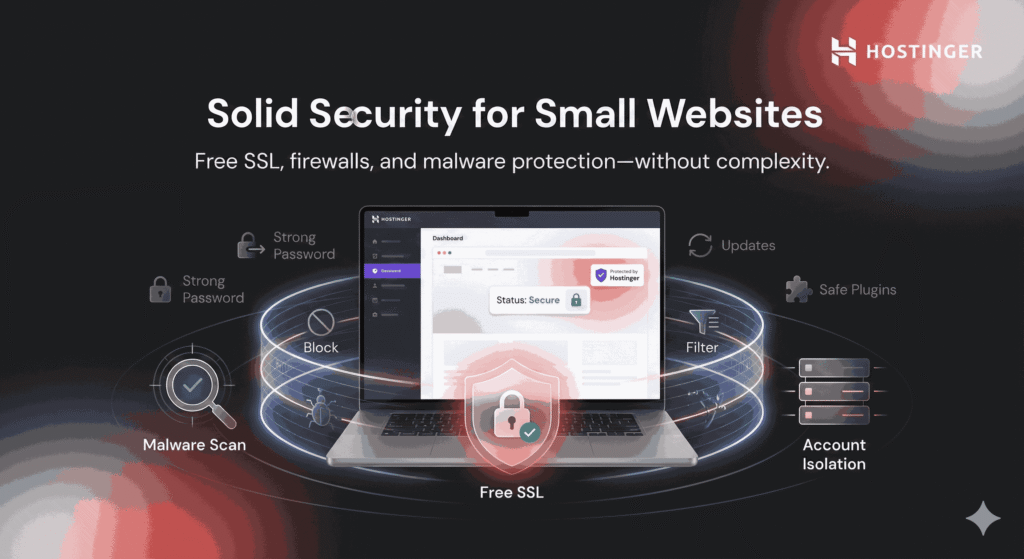 Security for Small Websites Is Hostinger Safe Enough