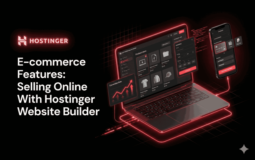 Selling Online With Hostinger Website Builder