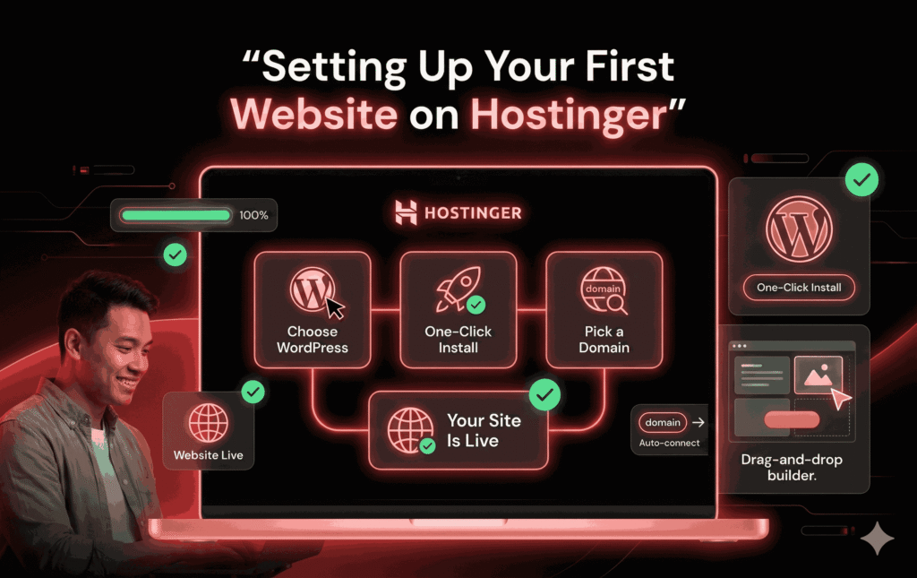 Setting Up Your First Website on Hostinger