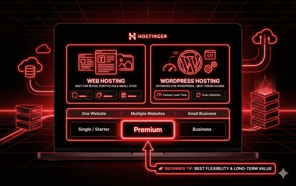 Step 1 Choose the Right Hostinger Plan