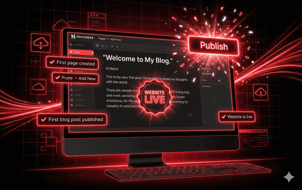 Step 9 Create Your First Page or Blog Post