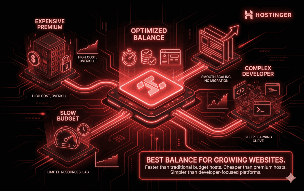 Hostinger vs Competitors for Growth
