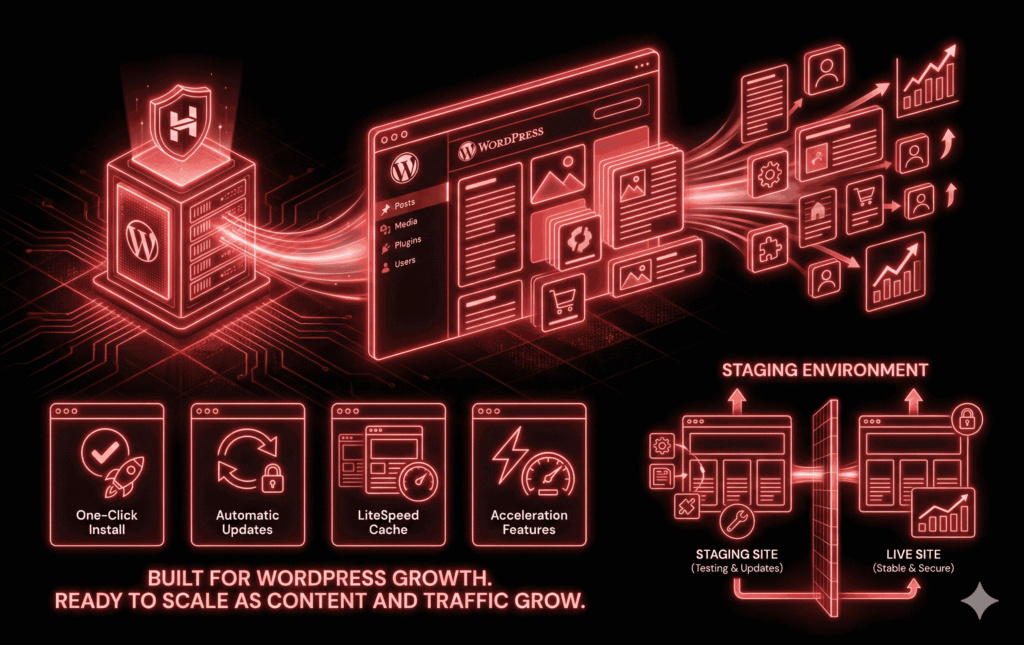 WordPress Growth on Hostinger